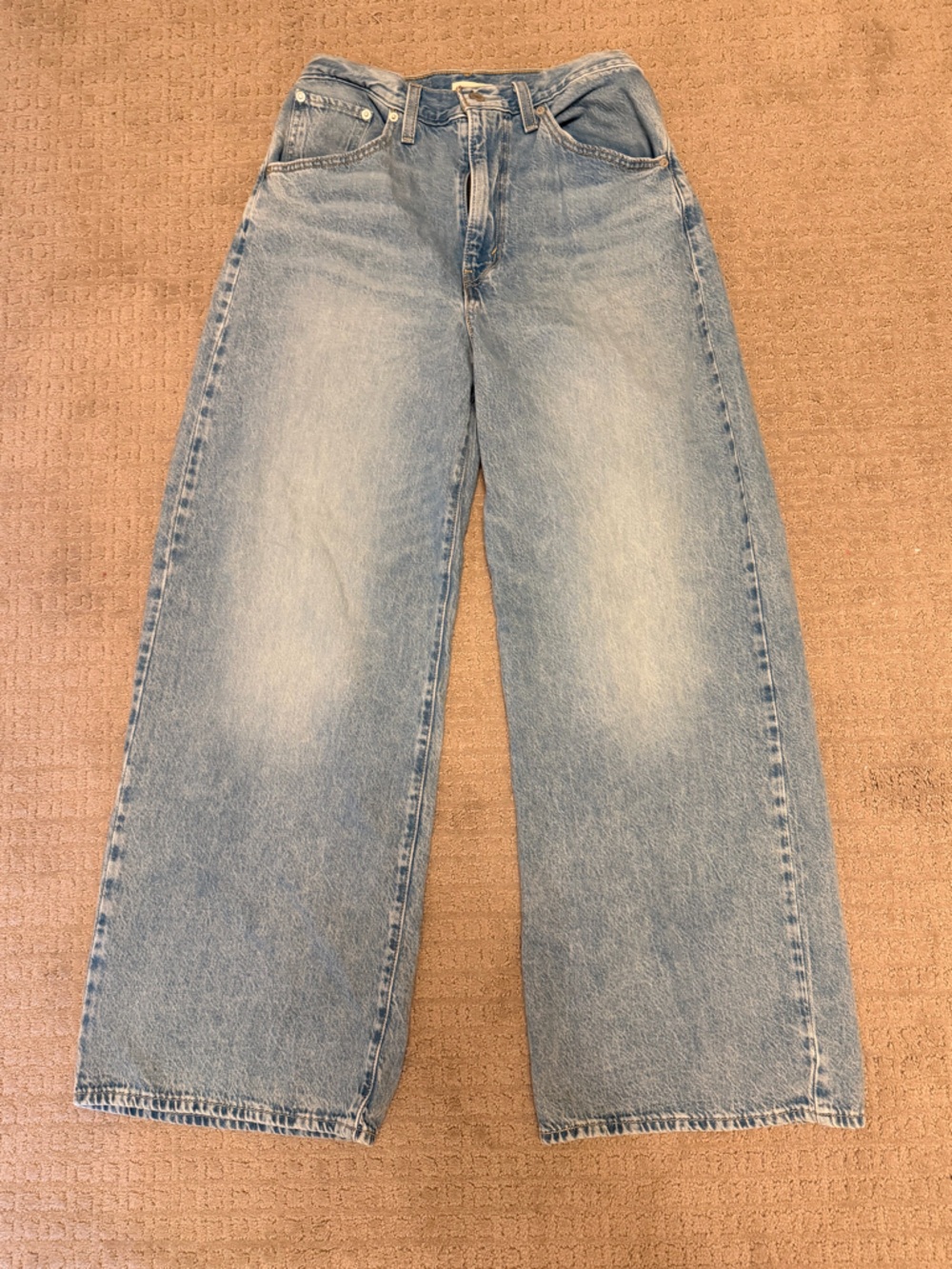 Levi's Light Blue Wide Leg Jeans